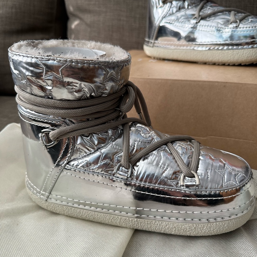 Inuikii Bomber Star Metalic Boots Size 39